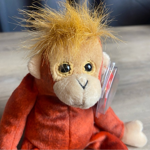 ty beanie baby SCHWEETHEART 1999, Orange‎ and Tan - Picture 6 of 7